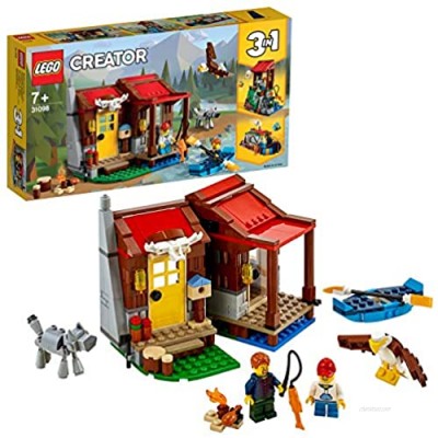 LEGO 31098 Creator 3in1 Outback Cabin Bird Watch Tower and Canal Boat Set