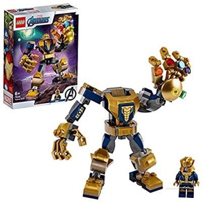 Super Heroes LEGO 76141 Marvel Avengers Thanos Mech Toy  Battle Action Figure  Junior Set for Kids 6 + Year Old