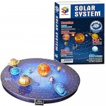 3D Solar System Jigsaw Puzzle Outer Space 3D Astronomy Planets Toy | Educational Learning Brain Teaser Desk Decor (146 Pieces)