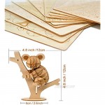 3D Wooden Puzzle for Adults Animal Koala Model Puzzle Wood Crafts Laser Cut Jigsaw Puzzle Toys Model Kits Assemble Puzzle Toy Gifts for Kids Adults Boys Girls Educational Toys (Koala Puzzle)