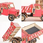 3D Wooden Puzzles Car Kits Brain Teaser Puzzles DIY Model Toy Educational STEM Toy for Kids Mechanical Puzzles for Teens and Adults