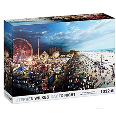 4D Cityscape Puzzle - Stephen Wilkes Coney Island  Day to Night (10006)
