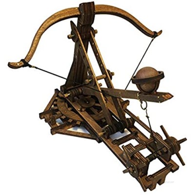 Adjustable Crossbow Siege Machinery 3D DIY Model Kits for Children and Adults  14 and up!- Antique Wooden Puzzle