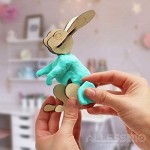 Allessimo - Wunderclay 3D Air-Dry Clay Puzzle Rabbit Clay Kit for Boys Girls Build Jigsaw Assembly Puzzles for Ages 5+
