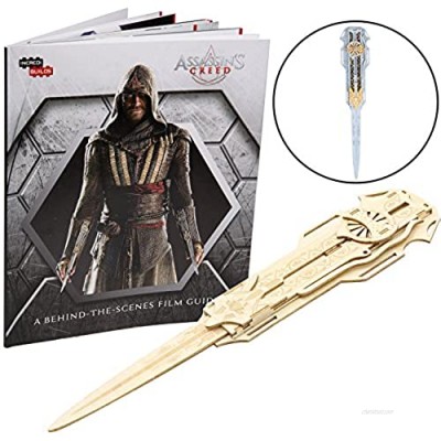Assassin’s Creed Hidden Blade 3D Wood Puzzle & Model Figure Kit (12 Pcs) - Build & Paint Your Own 3-D Game Movie Toy - Holiday Educational Gift for Kids & Adults  No Glue Required  12+ 