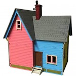 Bird's Wood Shack UP House Model Kit - 3D Wooden Puzzle for Adults - DIY Craft Kit - Easy to Assemble - Size When Assembled: 10.5 Wide x 14 Long x 14.5 High