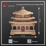 CHUKER Building Model Kits 3D Architecture Puzzle for Adults DIY Toys Gifts Wanchun Pavilion of Jingshan Park