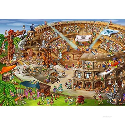 D-Toys Puzzles - Colosseum 1000 Piece Jigsaw Puzzle - 26.75 x 18.5 Inch Puzzle - Imported from Romania