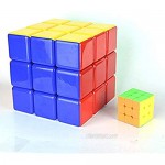 Elloapic HeShu Big Large Cube 3x3x3 Magic Puzzle Cube 18CM Stickerless