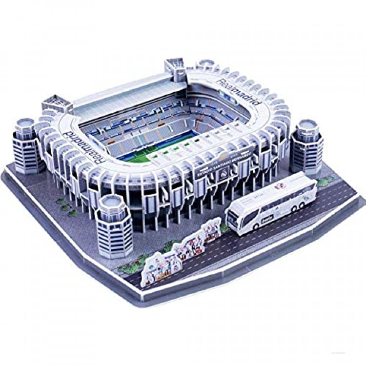 Estadio Santiago Bernabeu Stadium 3D Puzzle DIY Football Field Model for Children & Adults 160 Pieces