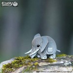 EUGY 010 Elephant Eco-Friendly 3D Paper Puzzle [New Seal]