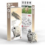 EUGY 018 Sheep Eco-Friendly 3D Paper Puzzle