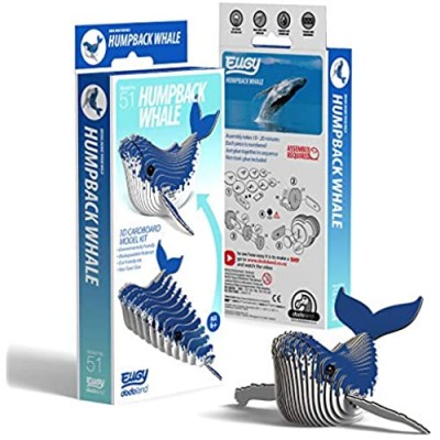 EUGY 051 Humpback Whale Eco-Friendly 3D Paper Puzzle