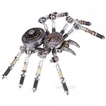 Haoun 3D Metal Puzzle for Teens and Adults DIY Assembly Insect Model Stainless Steel Model Kit Jigsaw Puzzle Brain Teaser Mechanical Educational Toy Desk Ornament -Spider