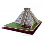 Little Learning Hands 3D Puzzles for Adults and Kids | Mayan Pyramid 3D Puzzle | Mexico Architecture Model Kit | Birthday Gifts for Kids Teens and Adults