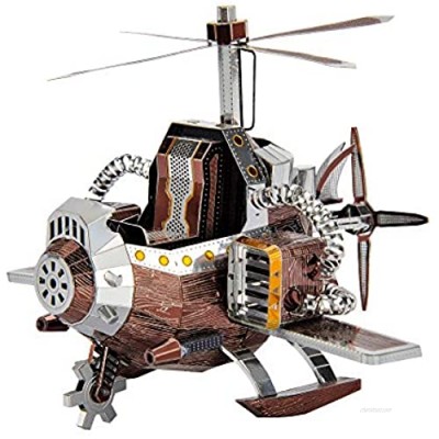 Microworld 3D Metal Puzzel Battlefield Rescue Aircraft Military Helicopter Model Building Kit Laser Cut Jigsaw Brain Teaser