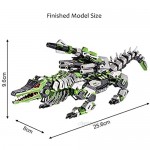Microworld D008 The Marsh Gavial 3D Metal Puzzle Mechanical Crocodile Animal Model Building Kit Hobbies