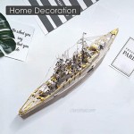 Piececool 3D Puzzle Metal Model Kits-Nagato Class Battleship DIY 3D Metal Jigsaw Puzzle for Adults Great Gift Idea