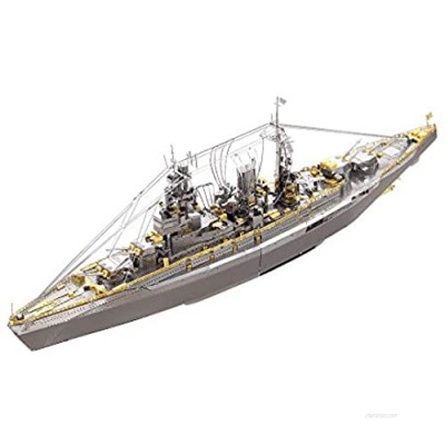 Piececool 3D Puzzle Metal Model Kits-Nagato Class Battleship DIY 3D Metal Jigsaw Puzzle for Adults  Great Gift Idea