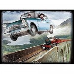 Prime 3d H Redstring Lenticular Puzzle Harry Potter Ford Anglia 500 Pieces (3D Effect)