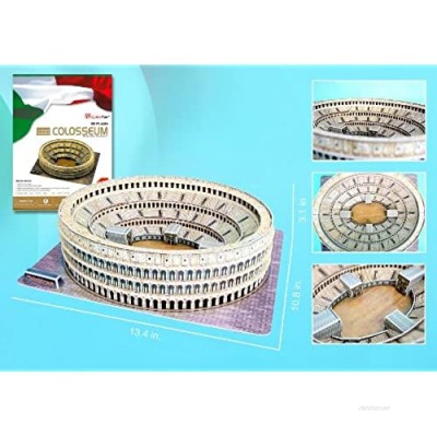Roman Colosseum 3D Puzzle with Book  131-Piece
