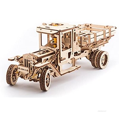 UGEARS 3D Self Propelled Wooden Model UGM 11 Truck
