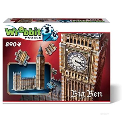 WREBBIT 3D Big Ben 3D Jigsaw Puzzle ( 890-Pieces)