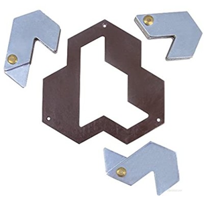 Eureka 515062" Huzzle Cast Hexagon Puzzle