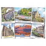 Jumbo Falcon de Luxe - Greetings from Scotland Jigsaw Puzzles for Adults 1 000 Piece