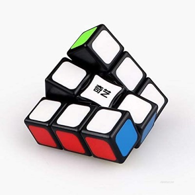 LiangCuber Qiyi 1x3x3 Super Floppy Speed Cube Stickerless 3x3x1 Black Titles Version Magic Cube 133