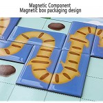NOOLY Magnetic Maze Board Game Brain Teasers Educational Learning Toy for Kids