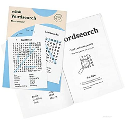 Relish | Word Search Level 1 & 2 | Specialist Alzheimer's/Dementia Activities & Games