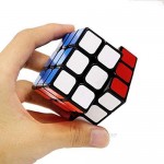 The Amazing Smart Cube:3x3x3 Speed Cube Carbon Fiber Sticker Smooth Magic Cube Puzzlese - Anti Stress for Anti-Anxiety Adults Kids - Best High Speed Puzzle Toy Turns Quicker and More Precisely