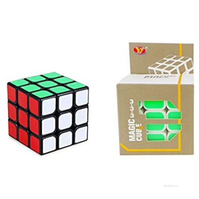 The Amazing Smart Cube:3x3x3 Speed Cube Carbon Fiber Sticker Smooth Magic Cube Puzzlese - Anti Stress for Anti-Anxiety Adults Kids - Best High Speed Puzzle Toy Turns Quicker and More Precisely