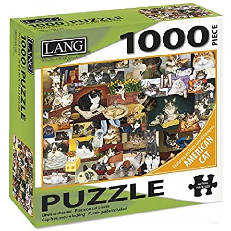 Jigsaw Puzzle 1000 Pieces 29inX20in-American Cat