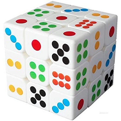 3X3x3 Magic Cube dice Stickerless Magic Puzzle Cube
