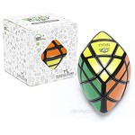 AI-YUN Curvy Rhombohedral 3x3 Speed Cube 6-axis Rhombohedral 3x3 Skewb Cube Puzzle Toys Brain Teasers Puzzles Black