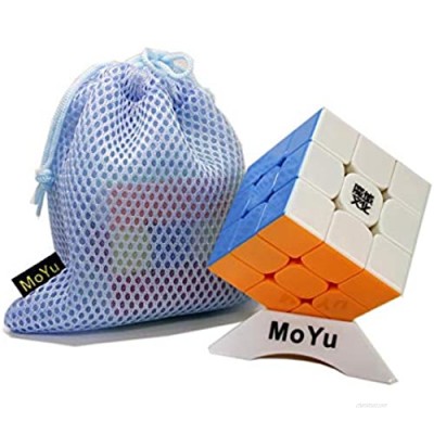 Elloapic MoYu WeiLong GTS 3 M 3M GTS3M Magic Cube 3x3x3 Puzzle Speed Stickerless + One Cube Bag and one Stand