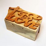 Intarsia Wood Puzzle Box God Love - HC227