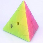 LiangCuber Qiyi Qiming Pyramid Jelly Speed Cube Triangle Cube Puzzle Stickerless Magic Cubes