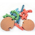 Magic Wood Wooden Puzzle The Tractor - Hand Made Organic Natural Education Challenge Toy for Boys