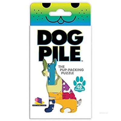 Brainwright Dog Pile The Pup Packing Puzzle Game Multi-colored  5"