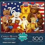 Buffalo Games - Charles Wysocki - Patriotic Stuffy Bunch - 500 Piece Jigsaw Puzzle