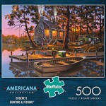 Buffalo Games - Eugene's Hunting & Fishing - 500 Piece Jigsaw Puzzle Multi 21.25L X 15W