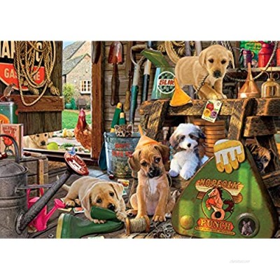 Buffalo Games - Puppy Workshed - 300 Large Piece Jigsaw Puzzle