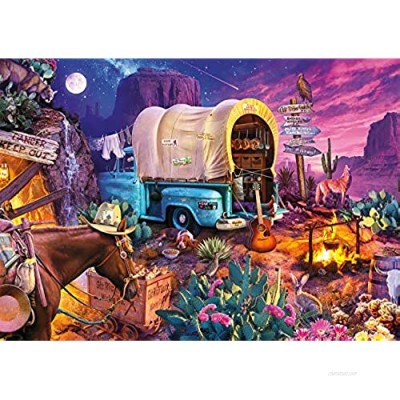 Buffalo Games - Wild West Camp - 300 Large Piece Jigsaw Puzzle