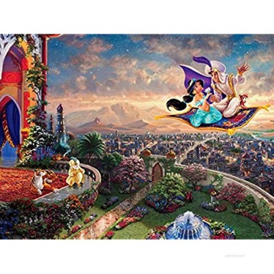 Ceaco Thomas Kinkade The Disney Collection Aladdin Jigsaw Puzzle  750 Pieces Basic  5"
