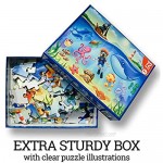 Children's Sealife Ocean Puzzle - 72 Pieces - Educational Puzzle for Boys and Girls