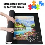 JOHEXI Puzzle Mat Roll up Jigsaw Puzzle Roll Up Mat Up to 2000PCs Puzzle Storage with Foam Tube Jigsaw Puzzle mat for Store and Transport Puzzles