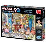 Jumbo Wasgij Mystery 18 - Grabbing a Quick Bite! Jigsaw Puzzles for Adults 1 000 Piece